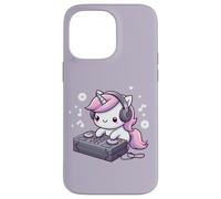 Mezclador de DJ Unicorn Disco Jockey Kawaii Music Cute Carcasa para iPhone 14 Pro MAX