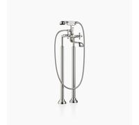 Mezclador de Dornbracht MADISON para bañera de dos orificios con tubos verticales, para instalación independiente, 25943360-06, Color: Mate platino