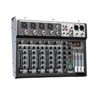 Mezclador de efectos DSP de 99 pulgadas for PC, mezclador de sonido USB con alimentación fantasma de 48 V, consola de DJ con Bluetooth