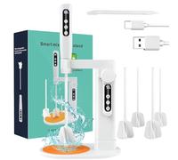 Mezclador de epoxi portátil con diseños de 5 velocidades que garantiza una alta n mezcla de resina y reducción de burbujas, uso diario, mezclador de alta eficiencia