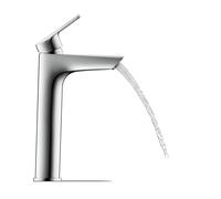 Mezclador de lavabo Duravit No.1 L Minusflow, sin desagüe, proyección de 129mm, N11032002010