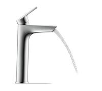Mezclador de lavabo Duravit No.1 L, sin juego de desagüe, extensión 129 mm,