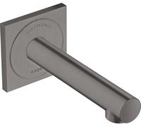 Mezclador de lavabo electrónico hansgrohe AXOR Uno empotrado, montaje en pared 160, proyección 225mm, 45110340, Color: Cromo negro cepillado