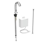 Mezclador de lavabo Geberit Piave, 167 mm de saliente, alimentaciÃ³n de red, sin mezclador, con caja funcional de montaje en superficie, 116.161., Color: cromado brillante - 116.161.21.1