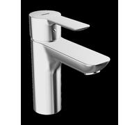 Mezclador de lavabo HANSA HANSALIGNA, sin juego de desagüe, con dispositivo de seguridad, proyección: 108 mm, cromo, 06082203