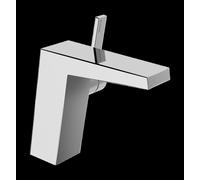 Mezclador de lavabo HANSA HANSALOFT, de accionamiento lateral, sin juego de desagüe, proyección: 146 mm, 57522203