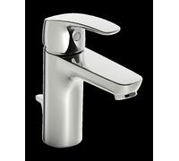 Mezclador de lavabo HANSA HANSAPINTO, con juego de desagüe, proyección de 115 mm, 45012283