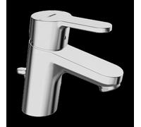 Mezclador de lavabo HANSA HANSAPRIMO, con juego de desagüe, con dispositivo de seguridad, proyección: 107mm, 49402203