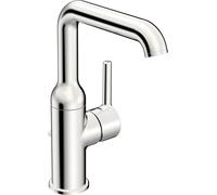 Mezclador de lavabo HANSA HANSAVANTIS Style, caño giratorio, con juego de desagüe, proyección de 147 mm, cromo, 54542207