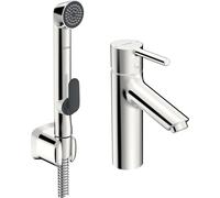 Mezclador de lavabo HANSA HANSAVANTIS XL, incl. ducha funcional y Zubehör, proyección de 114 mm, sin juego de desagüe, cromo, 52682267