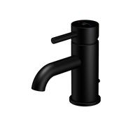 Mezclador de lavabo Steinberg serie 100, con juego de desagüe, proyección: 100mm, 1001000S, Color: negro mate