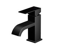 Mezclador de lavabo Steinberg serie 135, con desagüe emergente, proyección de 120 mm, 1351001S, Color: negro mate