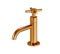 Mezclador de lavabo Steinberg serie 250, agua fría, sin desagüe, proyección de 100 mm, 2502500RG, Color: Oro rosa