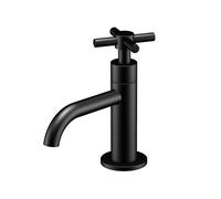 Mezclador de lavabo Steinberg serie 250, agua fría, sin desagüe, proyección de 100 mm, 2502500S, Color: Negro