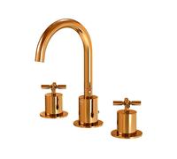 Mezclador de lavabo Steinberg serie 250, giratorio, 3 agujeros, con desagüe emergente, proyección de 150 mm, 2502000RG, Color: Oro rosa