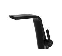 Mezclador de lavabo Steinberg Serie 260, sin desagüe automático, proyección de 158 mm, 26010101S, Color: negro mate