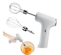 Mezclador de mano eléctrico - batidor de alimentos crema - Whisk batidor de huevos | Mezclador portátil de acero inoxidable ABS para pastel de horno | Mini agitador de mano de 24,6 cm para