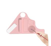 Mezclador de Maquillaje, Paleta de mezcla de Fundación | Placa de maquillaje Pulsera Base de silicona para maquillaje líquido - Paleta de maquillaje portátil Horquillas Organizador para mujeres