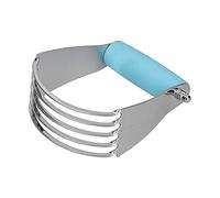 Mezclador de masa, cortador de repostería profesional de alta gama con cuchillas de acero inoxidable de alta resistencia, mezclador de repostería para una mezcla fácil (Azul)
