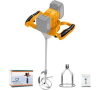 Mezclador de mortero de color compatible con batería Dewalt de 20 V, sin escobillas, mezclador de cemento de 6 velocidades, mezclador industrial para pintura, yeso, cemento, mortero (sin batería)