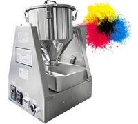 Mezclador de partículas en polvo, licuadora industrial, capacidad de 10 litros, 360° hacia adelante/atrás, resistente a la corrosión para procesamiento químico y uso en laboratorio, mezcla uniforme