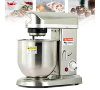 Mezclador de pie comercial de cocina, mezclador de alimentos de 5 l y 3 velocidades de 500 W, mezclador eléctrico de pie con gancho para masa, batidor, batidor, tazón para mezclar