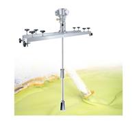 Mezclador de pintura, agitador de aire, con soporte, mezclador neumático de tanque de 1 tonelada, máquina mezcladora de pintura, con cuchillas plegables(H004)