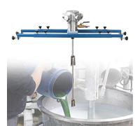 Mezclador De Pintura Comercial 260 Galones, Velocidad Ajustable 0 A 1300 RPM, Tanque Con Cuchilla Plegable, Diámetro Del Impulsor 400 Mm, Longitud Eje Mezcla 960