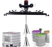 Mezclador de pintura con soporte, máquina agitadora de 3280 W, tanque eléctrico con soporte, hélice plegable, for tintas líquidas viscosas y tintes químicos.