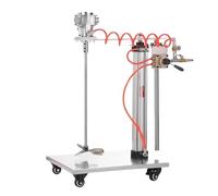 Mezclador de pintura de 5 galones, mezclador neumático de 1/8 HP, herramienta for mezclar tinta y recubrimientos, agitador de aire de elevación automático for mezclar pinturas y recubrimientos.
