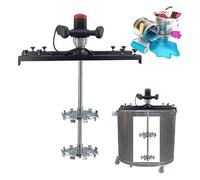 Mezclador de pintura eléctrico comercial de 3280 W con soporte y hélice plegable for mezclar disolventes de tinta.(C)