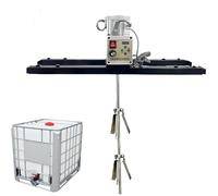 Mezclador de pintura eléctrico de 2100 W, agitador IBC, máquina mezcladora de tanque eléctrico con soporte for colgar, ajustable de 75 a 120 cm, for agitar pintura, revestimiento(B)