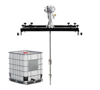 Mezclador de pintura eléctrico de pedestal, agitador de tambor comercial, mezclador de pintura de tanque, equipo de mezcla de pintura for agitador de disolvente de tinta(3 Cylinder,Big)