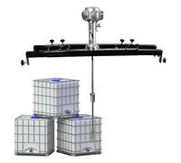 Mezclador de pintura eléctrico de pie, agitador de tambor comercial, mezclador de pintura eléctrico de tanque, for agitador de disolvente de tinta(5 Cylinder,S)