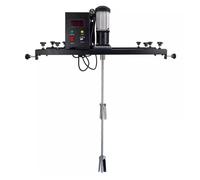 Mezclador de pintura eléctrico, tambor de aire, agitador de barril comercial, 980 W, contenedor con soporte for disolvente de tinta.