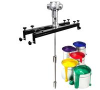 Mezclador de pintura IBC, máquina de tanque eléctrico, con soporte y hélice plegable for agitador de disolución de tinta, mezcla sin esfuerzo(Small5cylinders)