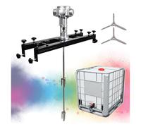 Mezclador de pintura, máquina mezcladora de tanque neumático, con colgador de soporte, velocidad: 2500 rpm, 1800 rpm, 1000 rpm, mezclador de acero inoxidable de 1000 l para pintura, revestimiento