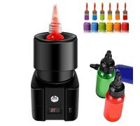 Mezclador de pintura, mini máquina de agitador de esmalte de uñas, mini mezclador de pintura con pantalla de batería digital, mezclador de tinta de tatuaje, aplicable a 5-100 ml de botellas