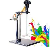 Mezclador de pintura neumático, agitador de aire de 1/4 HP con elevación automática y control de velocidad continuo, herramienta de mezcla de acero inoxidable para líquidos viscosos de tinte químico