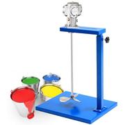 Mezclador de pintura neumático - Agitador manual para tanques de 5 galones con velocidad ajustable y soporte de elevación