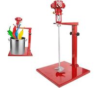 Mezclador de Pintura neumático con Soporte, agitador de elevación automático, máquina mezcladora de Tinta para Mezclar Materiales, Yeso, Pintura, Cemento y mortero.