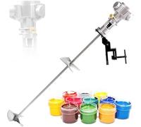 Mezclador de pintura neumático con tanque de acero inoxidable para taladros