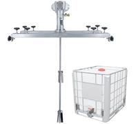 Mezclador de pintura neumático de 1 tonelada, agitador de aire de alta resistencia para mezclar tinta y pintura, equipo de agitación profesional, mezclador de tanque industrial para recubrimientos y