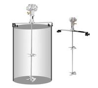 Mezclador de pintura neumático de 55 galones y 3/4 HP, agitador de aire for barril de tanque de 400 L, herramienta de mezcla for mezclar tinta líquida viscosa.(Aluminum Alloy Blade)