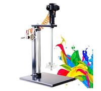 Mezclador de pintura neumático, máquina automática de agitación de pintura, tipo elevación industrial, mezclador de soporte neumático, agitador de aire vertical de escritorio