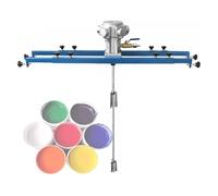Mezclador de pintura neumático Máquina mezcladora de pintura neumática Soporte de suspensión Palas de hélice plegables Soporte de herramienta de mezcla de pintura Mezclador(3)