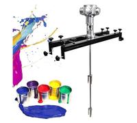 Mezclador de pintura neumático, mezclador de pintura de cubo, mezclador de barril de tanque industrial, soporte de máquina agitadora de pintura, agitador de aire, herramienta de mezcla de pintura