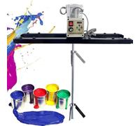 Mezclador de pintura neumático, mezclador de tanque eléctrico, 2100 W, con rango telescópico de 75 a 120 cm y hélice plegable para disolvente de tinta