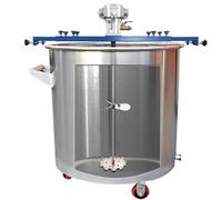 Mezclador de pintura neumático para cubos grandes, agitador de aire, herramienta de mezcla de pintura de alta resistencia, mezclador de pintura profesional con soporte para una mezcla eficiente.