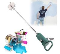 Mezclador de pintura neumático portátil, agitador de recubrimiento profesional para una mezcla eficiente de pintura, tinte e hidrosol, potente máquina mezcladora de pintura para una mezcla rápida.